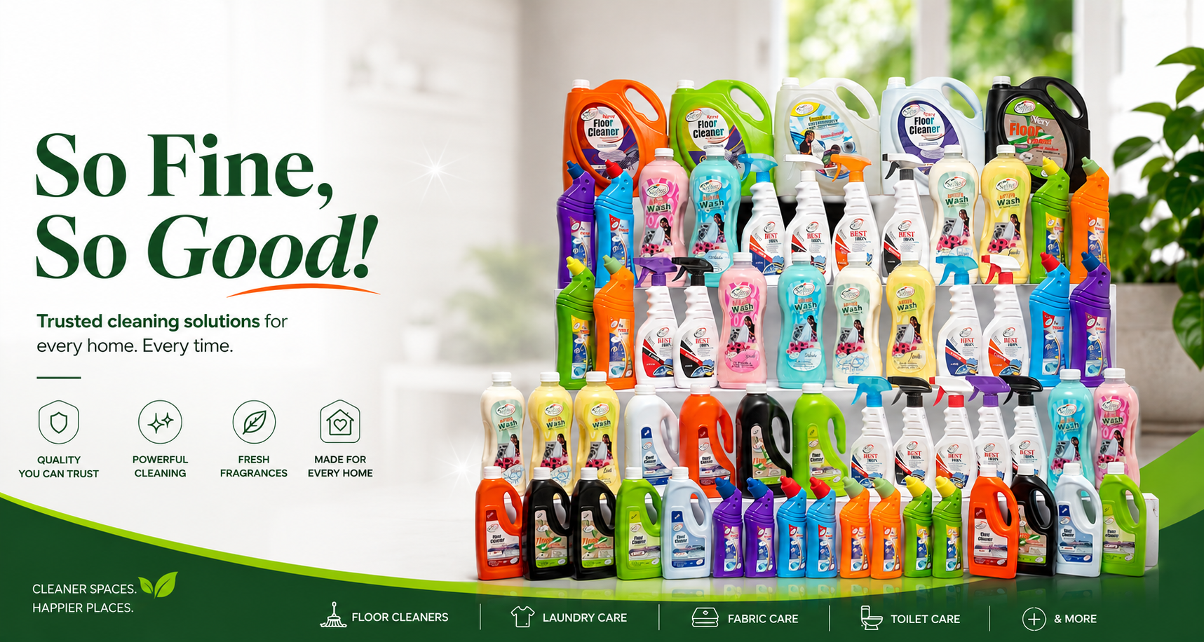 SoFine - So Fine, So Good! Trusted cleaning solutions for every home.